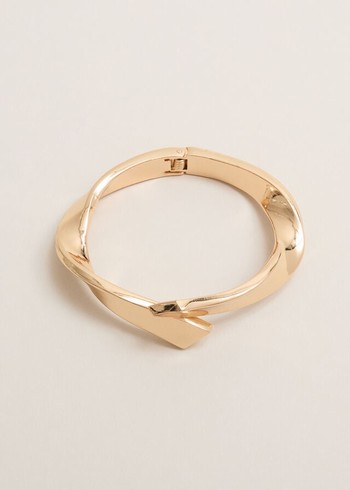 Phase Eight Gold Twisted Bangle Jewellery Gold Australia | KT3980546